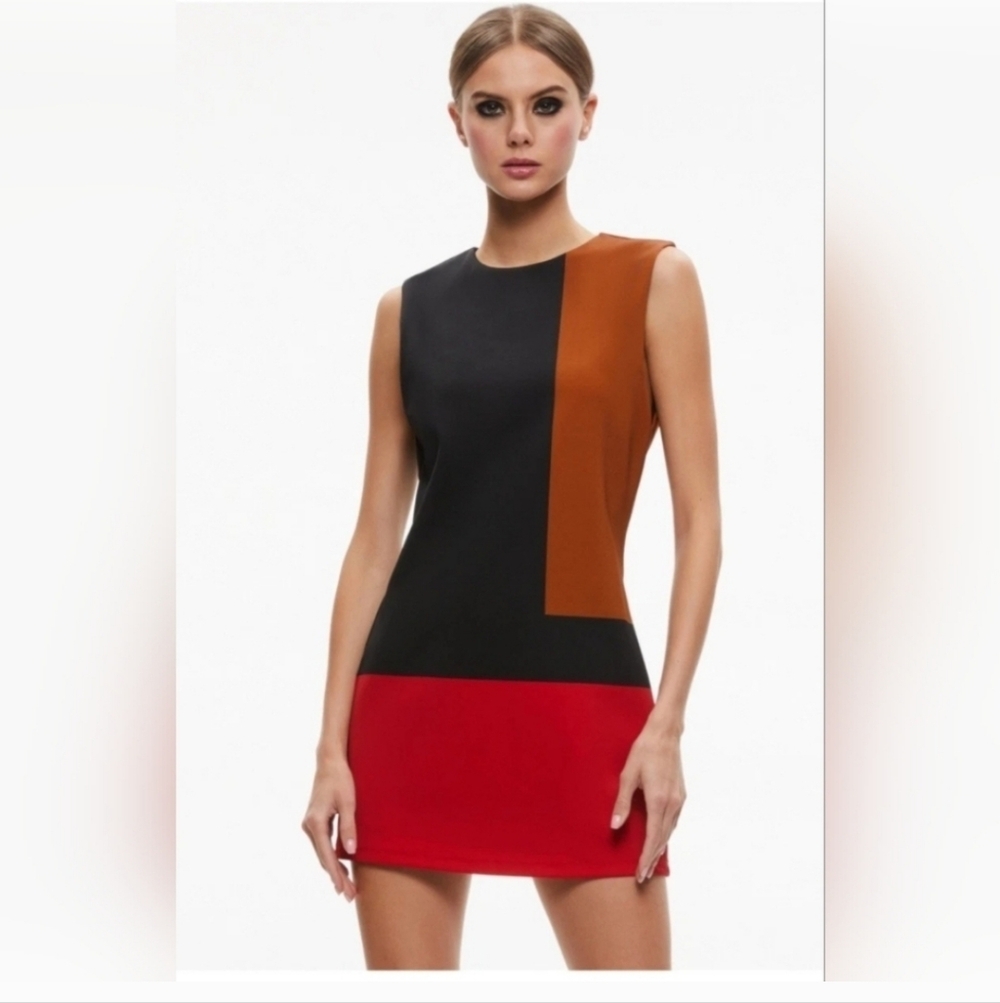 ALICE + OLIVIA WYNELL MINI DRESS SIZE 6 $495 - Picture 7 of 16
